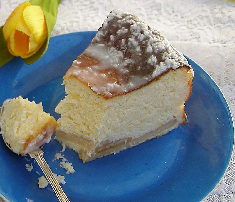 Oszukany sernik cytrynowo-kokosowy