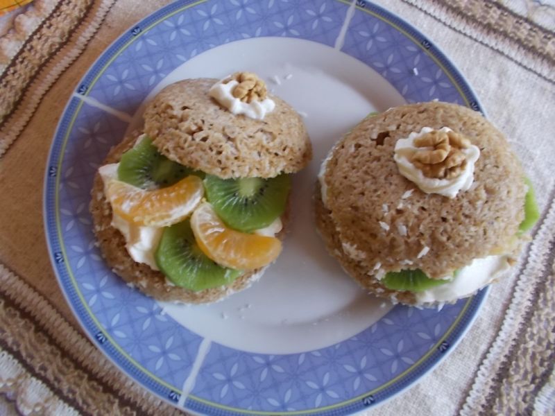 Otrębowe babeczki na soku