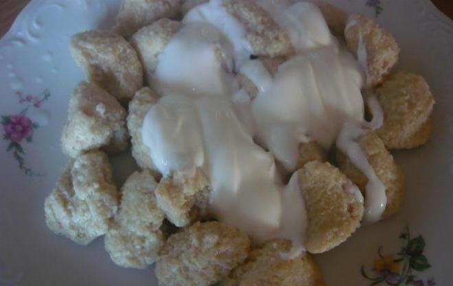 Otrębowe kluseczki Otrębowe kluseczki