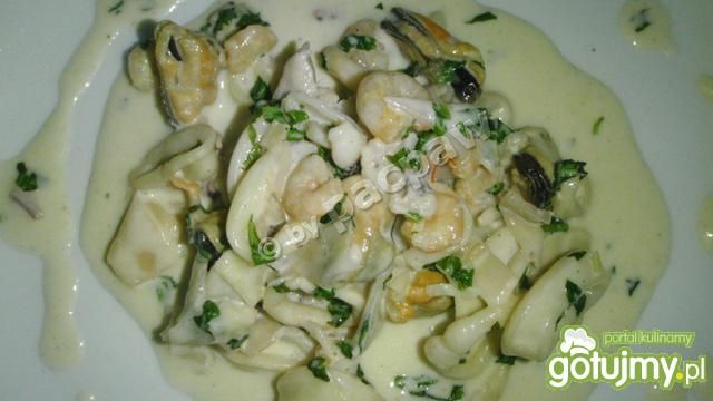 Owoce morza z marynowanym imbirem