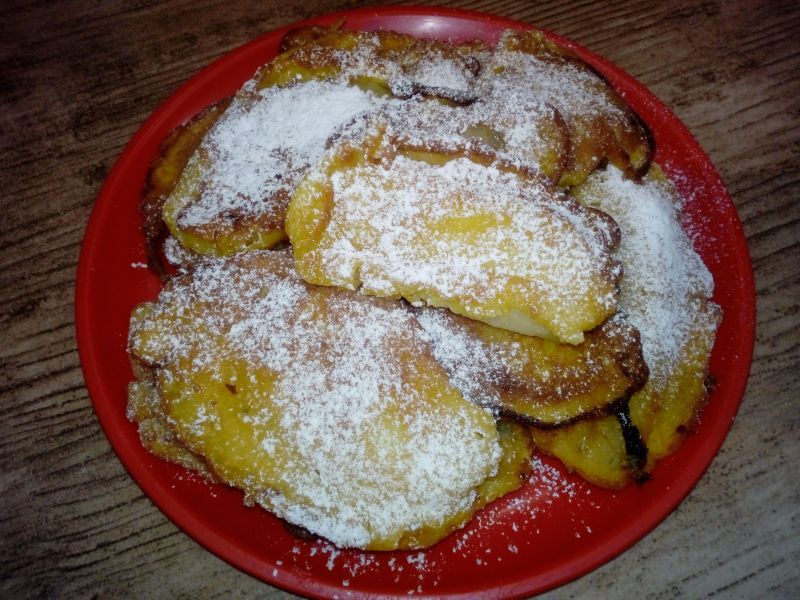 Owoce w cieście dyniowym Owoce w cieście dyniowym