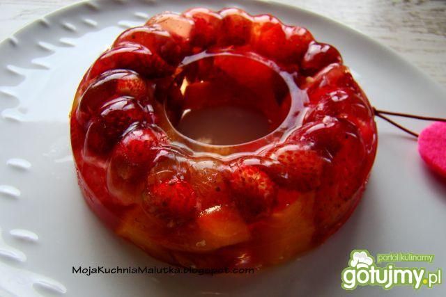 Owocowa galaretka na oranżadzie Owocowa galaretka na oranżadzie