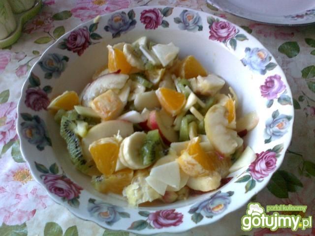 Owocowa sałatka według Kasi