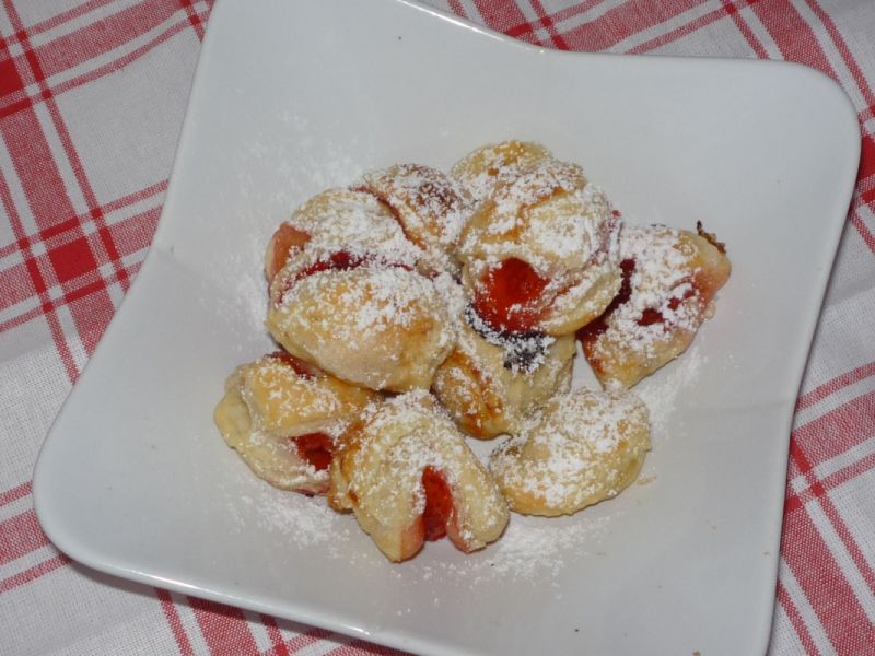 Owocowe ciasteczka francuskie Owocowe ciasteczka francuskie
