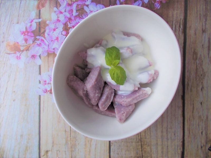 Owocowe kluski twarogowe (bezglutenowe)