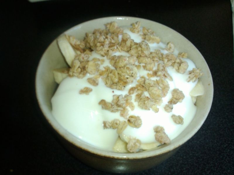 Owocowy deserek z musli 