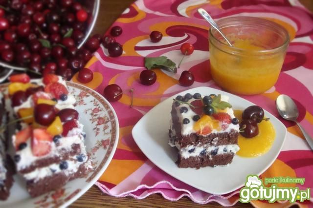 Owocowy przekładaniec  Owocowy przekładaniec