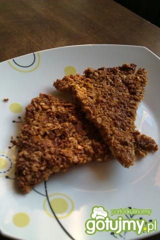 Owsiana tarta ciasteczkowa z czekoladą