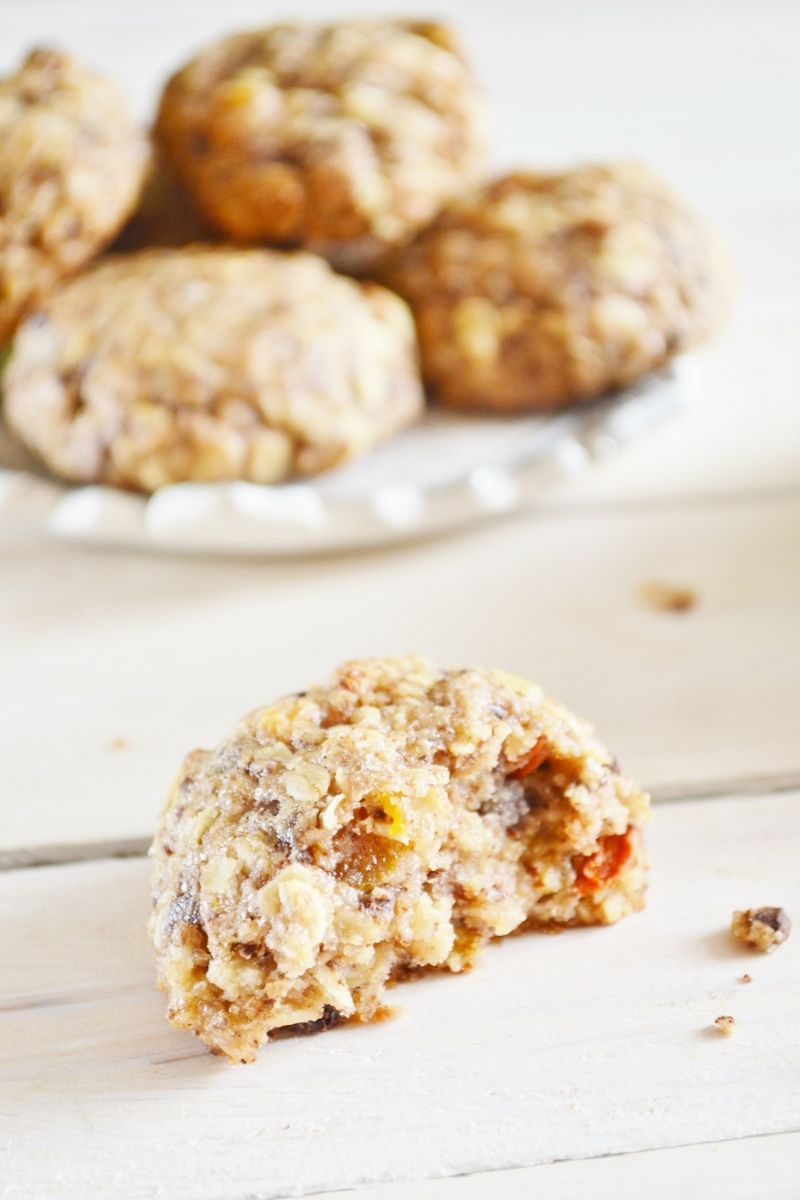 Owsiane ciasteczka z jagodami goji