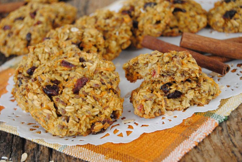 Owsiane ciasteczka z marchwią Owsiane ciasteczka z marchwią