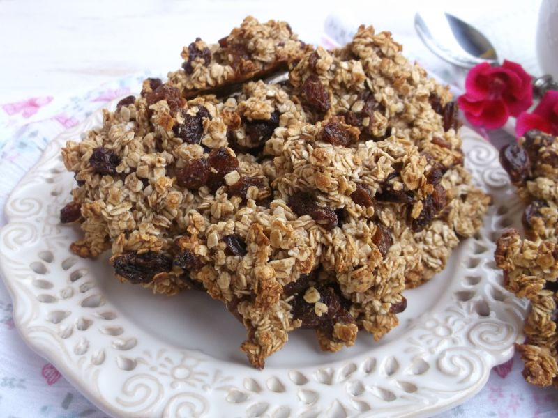 Owsiane ciasteczka z miodem Owsiane ciasteczka z miodem