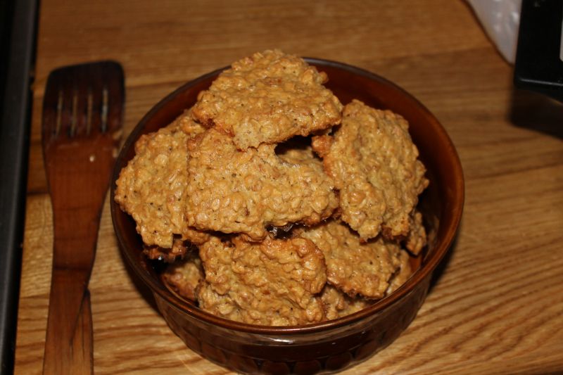 Owsiane ciasteczka z otrębami Owsiane ciasteczka z otrębami