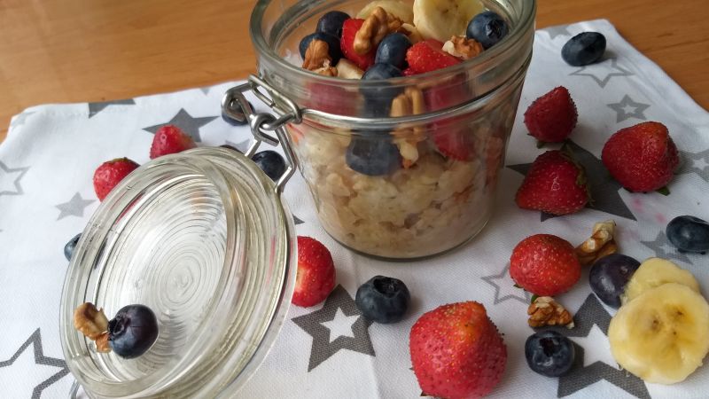 Owsianka na kokosowym mleku Owsianka na kokosowym mleku