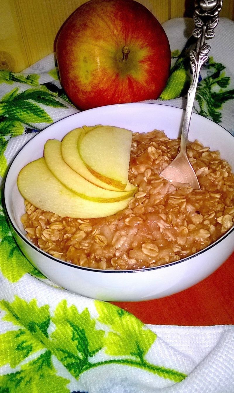 Owsianka na soku jabłkowym