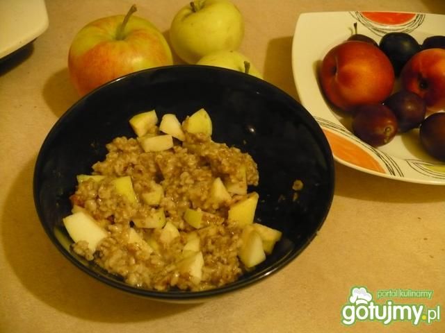 Owsianka o smaku szarlotki