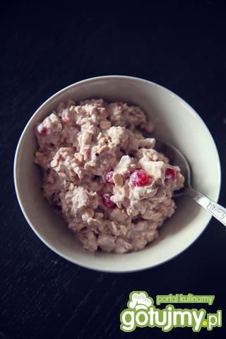 Owsianka porzeczkowo-żurawinowa