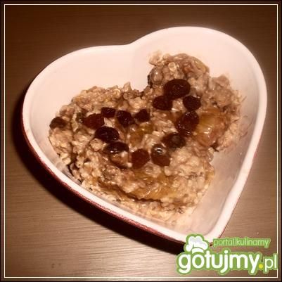 Owsianka z czekoladowymi pomarańczami