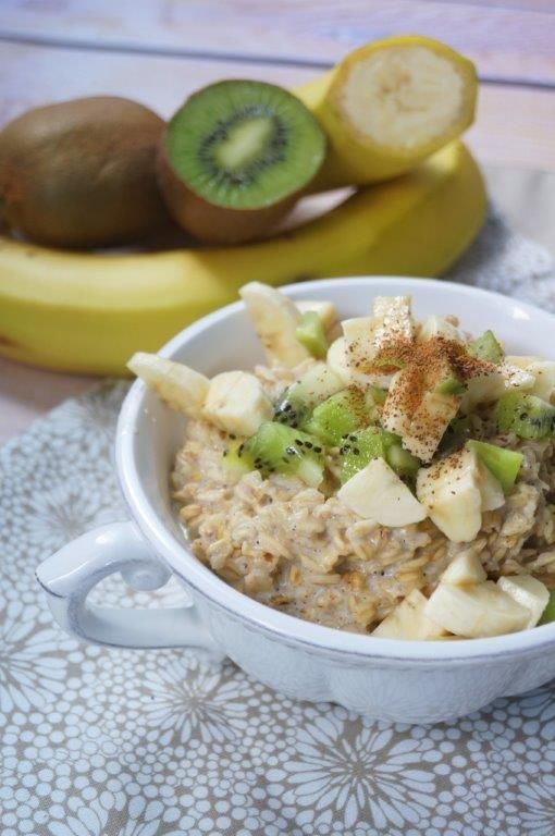 Owsianka z kiwi i bananem Owsianka z kiwi i bananem