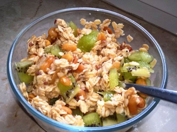 Owsianka z orzechami