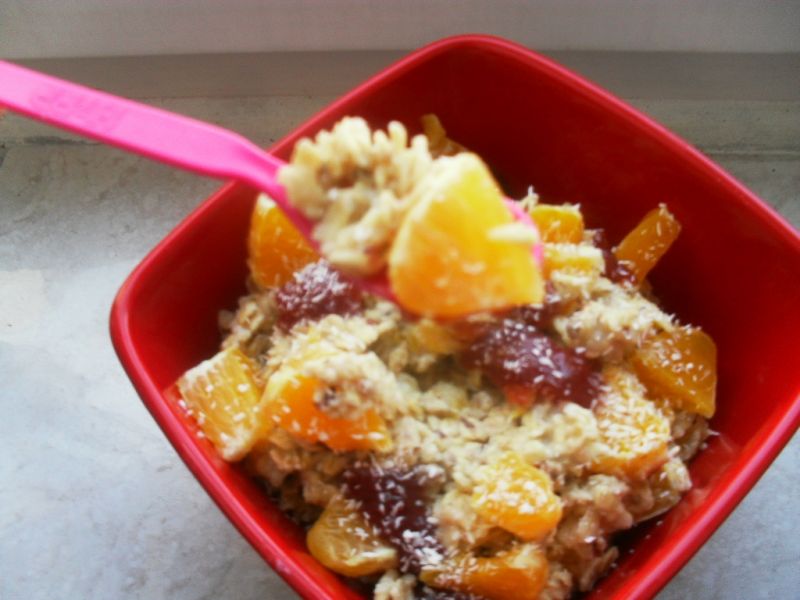 Owsianka z pomarańczą