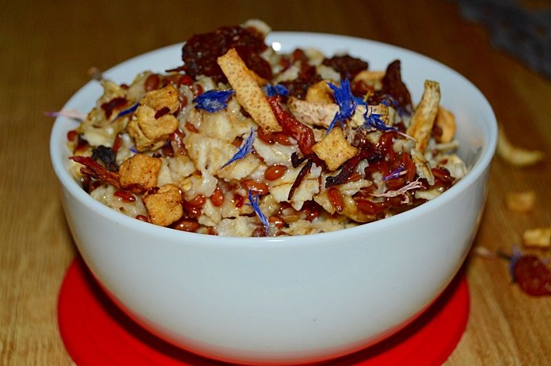 Owsianka z suszem herbacianym 