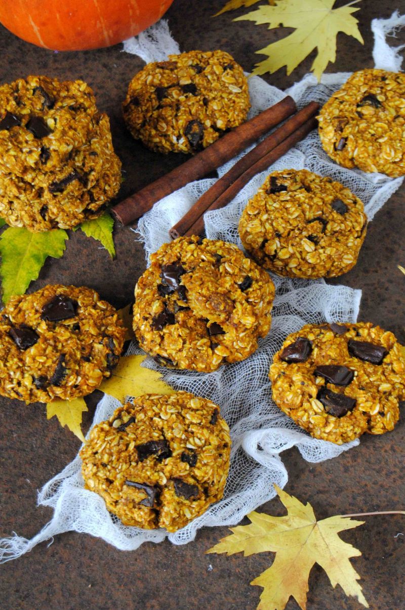 Owsiano- dyniowe ciasteczka