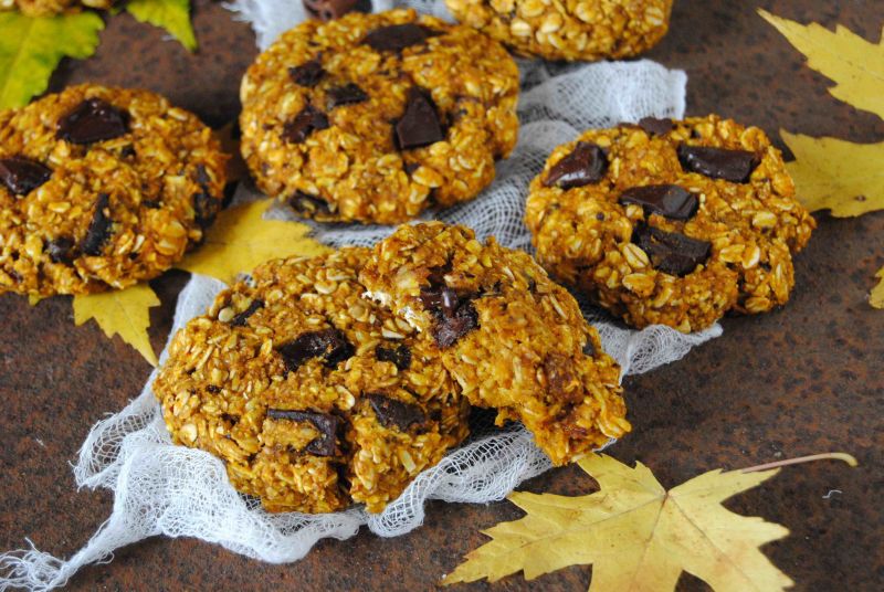 Owsiano- dyniowe ciasteczka