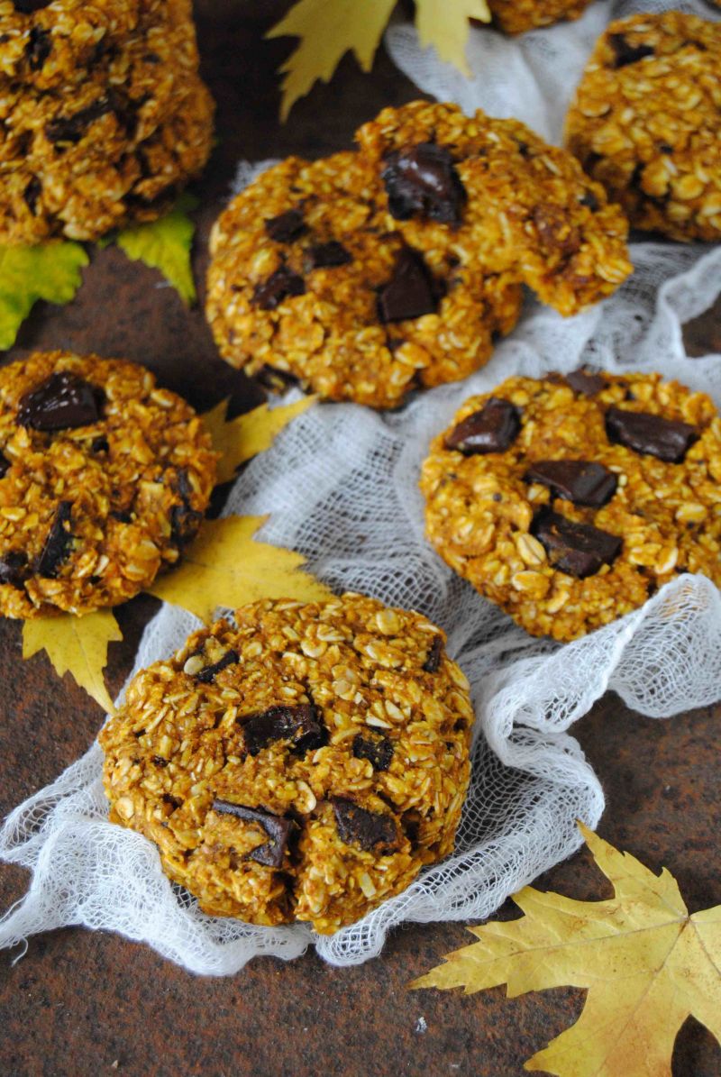 Owsiano- dyniowe ciasteczka