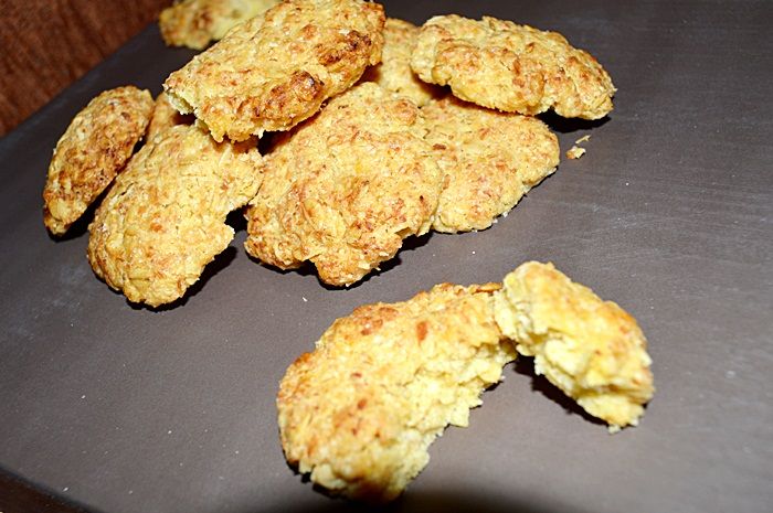 Owsiano kokosowe ciasteczka