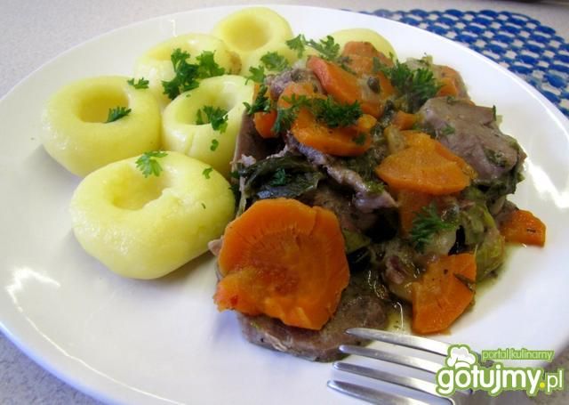 Ozorki z warzywami w sosie własnym