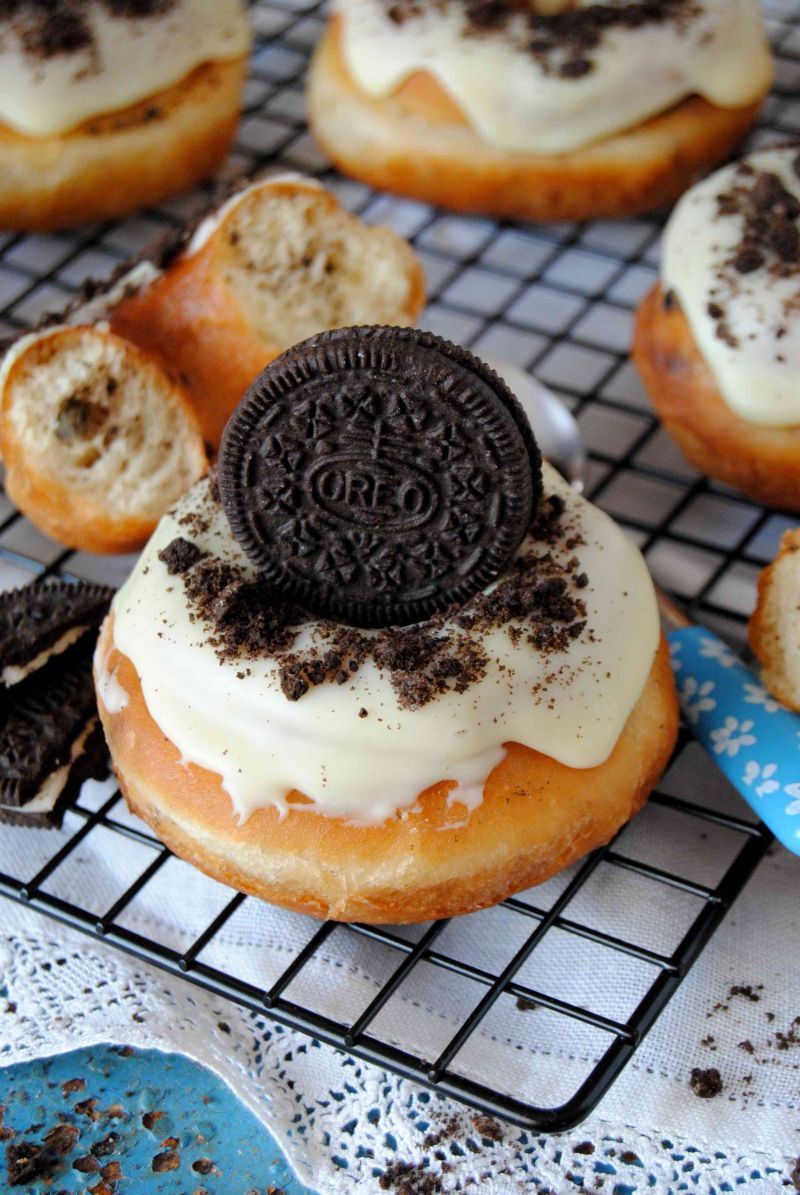 Pączki oreo z dziurką