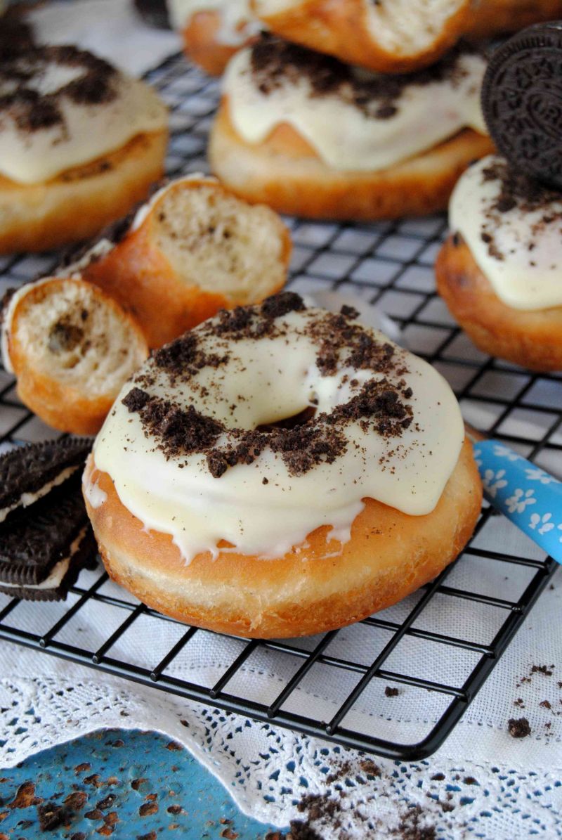 Pączki oreo z dziurką