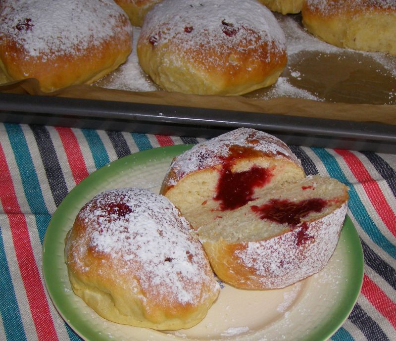 Pączki pieczone w piekarniku Pączki pieczone w piekarniku