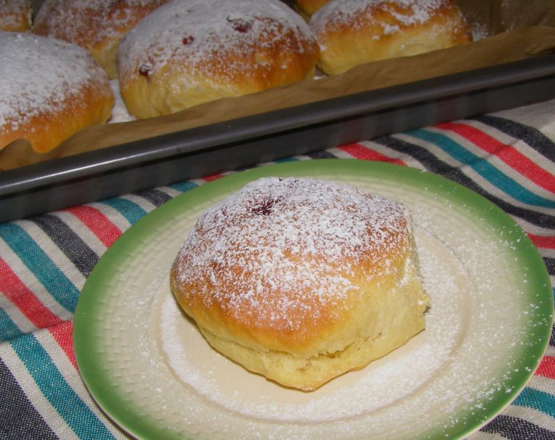 Pączki pieczone w piekarniku Pączki pieczone w piekarniku