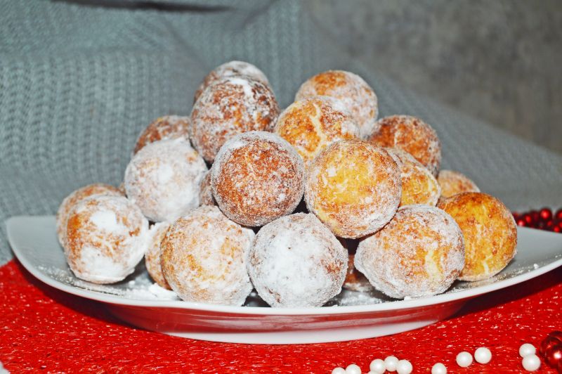 Pączki serowe (bez drożdży)