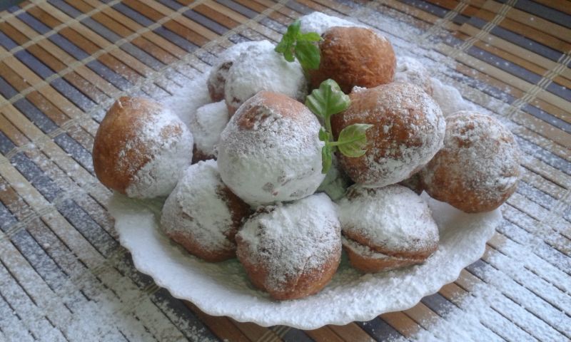 Pączki serowe z kokosem