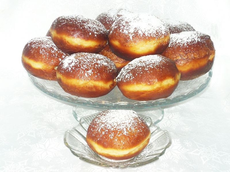 Pączki z czekoladą