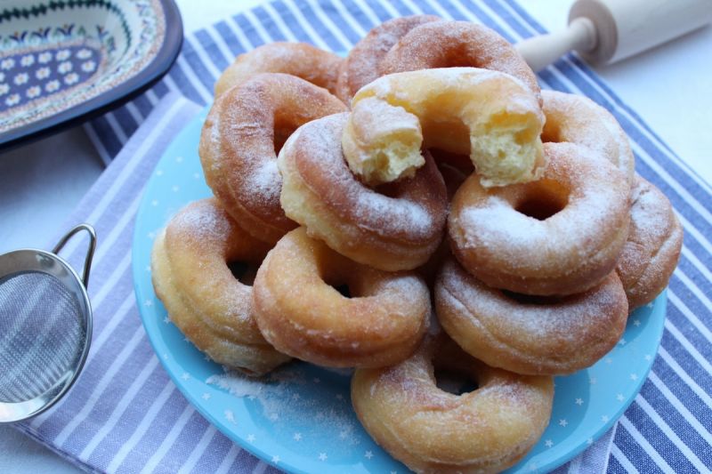 Pączki z dyniowym purée  Pączki z dyniowym purée
