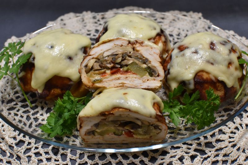 Pączki z fileta kurczaka