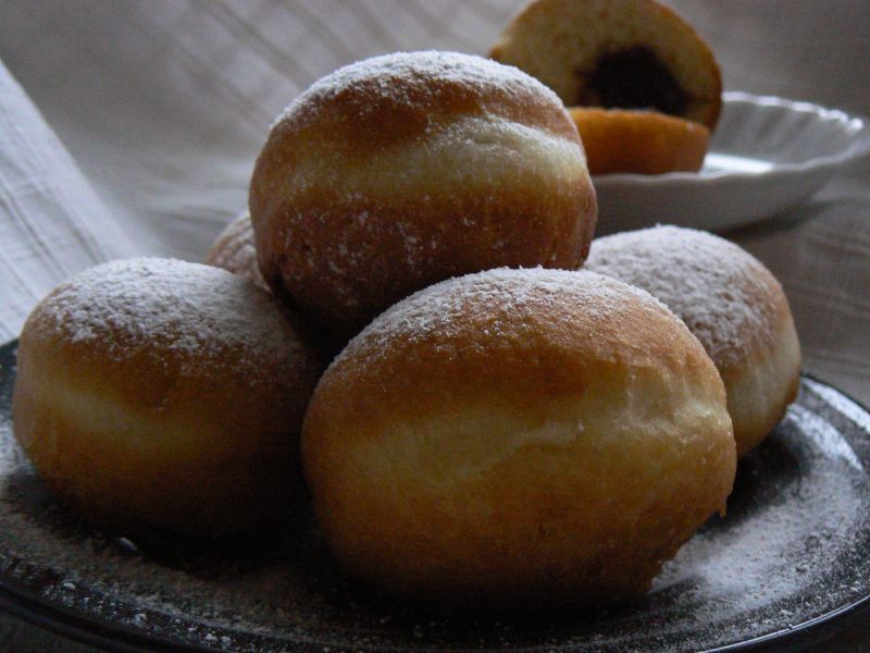 Pączki z marmoladą