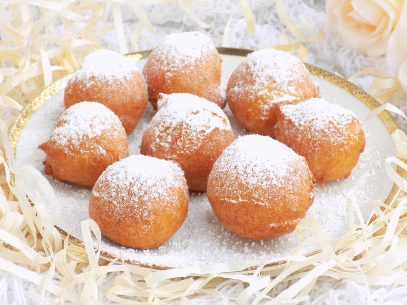 Pączki z serka homogenizowanego  Pączki z serka homogenizowanego