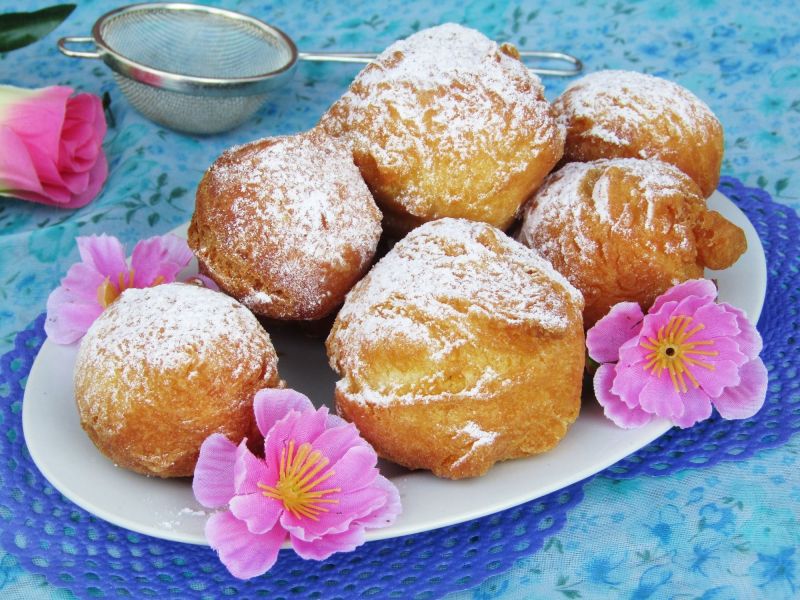 Pączki z serkiem homogenizowanym Pączki z serkiem homogenizowanym