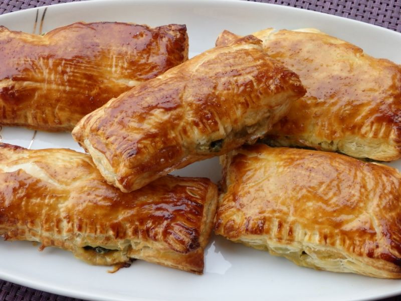 Paczuszki ze szpinakiem Paczuszki ze szpinakiem