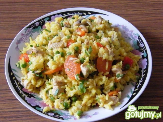 paella z kurczakiem  paella z kurczakiem