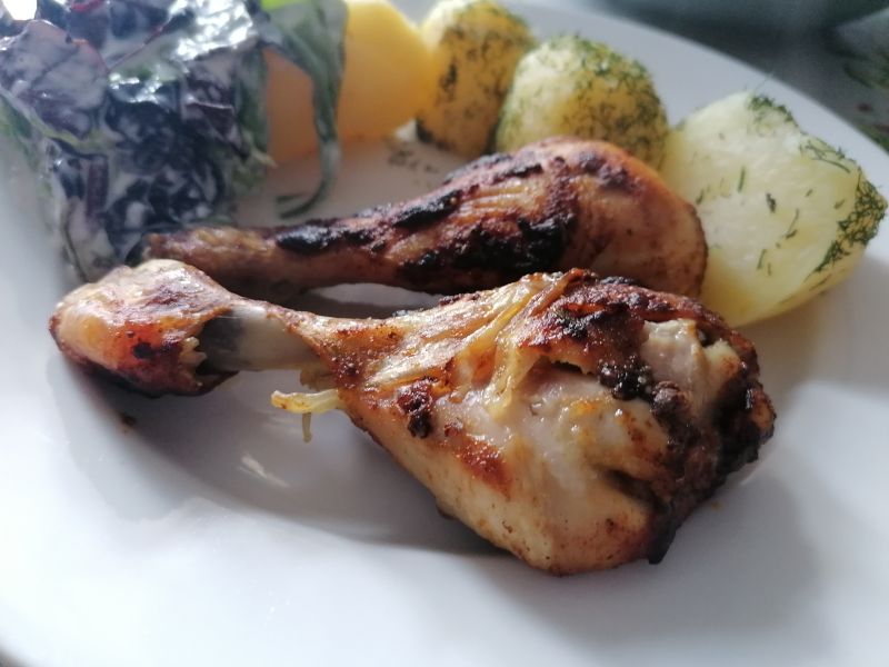 Pałeczki z kurczaka pieczone Pałeczki z kurczaka pieczone