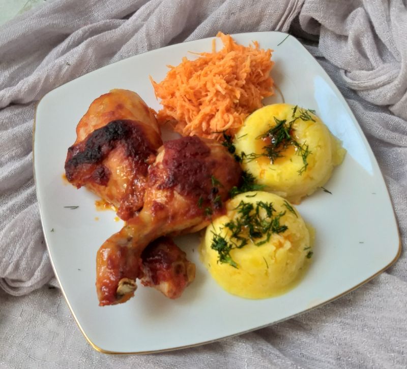 Pałeczki z kurczaka w słodko ostrej marynacie