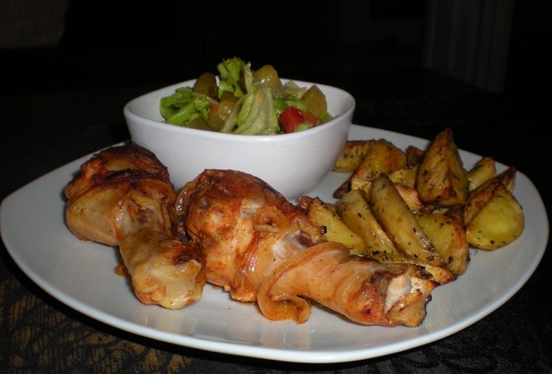 Pałki drobiowe w ziołej marynacie