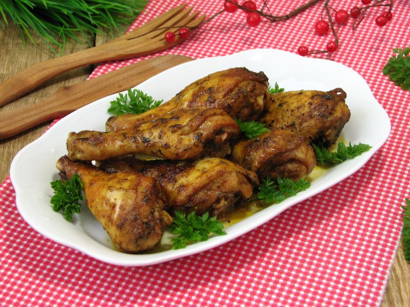 Pałki kurczaka z kurkumą