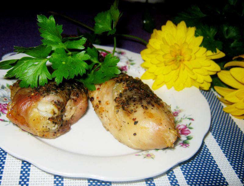 Pałki w ziołach z piekarnika