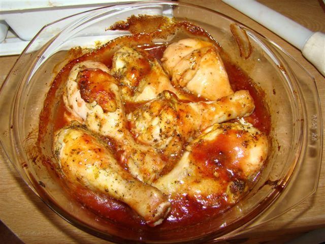 pałki z kurczaka na słodko 